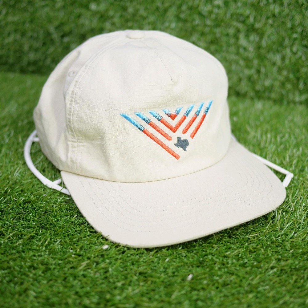 Howler Bros Snapback Hat Cream Texas Van Zandt Fly Fishing - Women Size OSFA